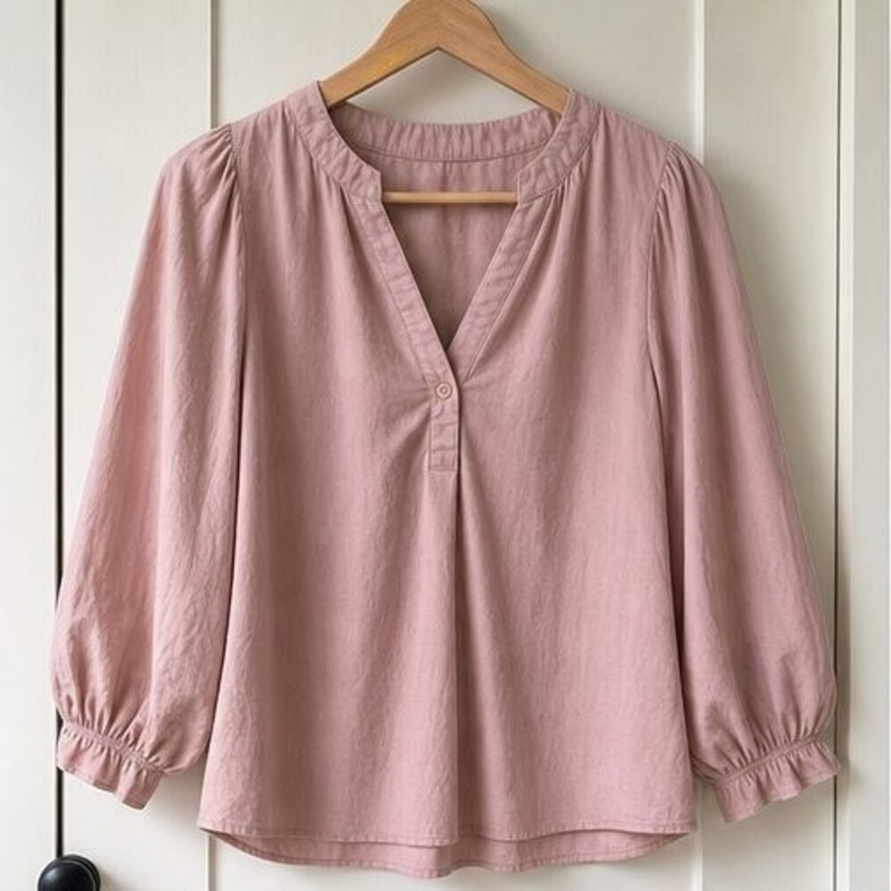 Blush Puff Sleeve Top